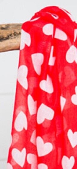 Say I love you with a Heart Scarf "give the gift of love"