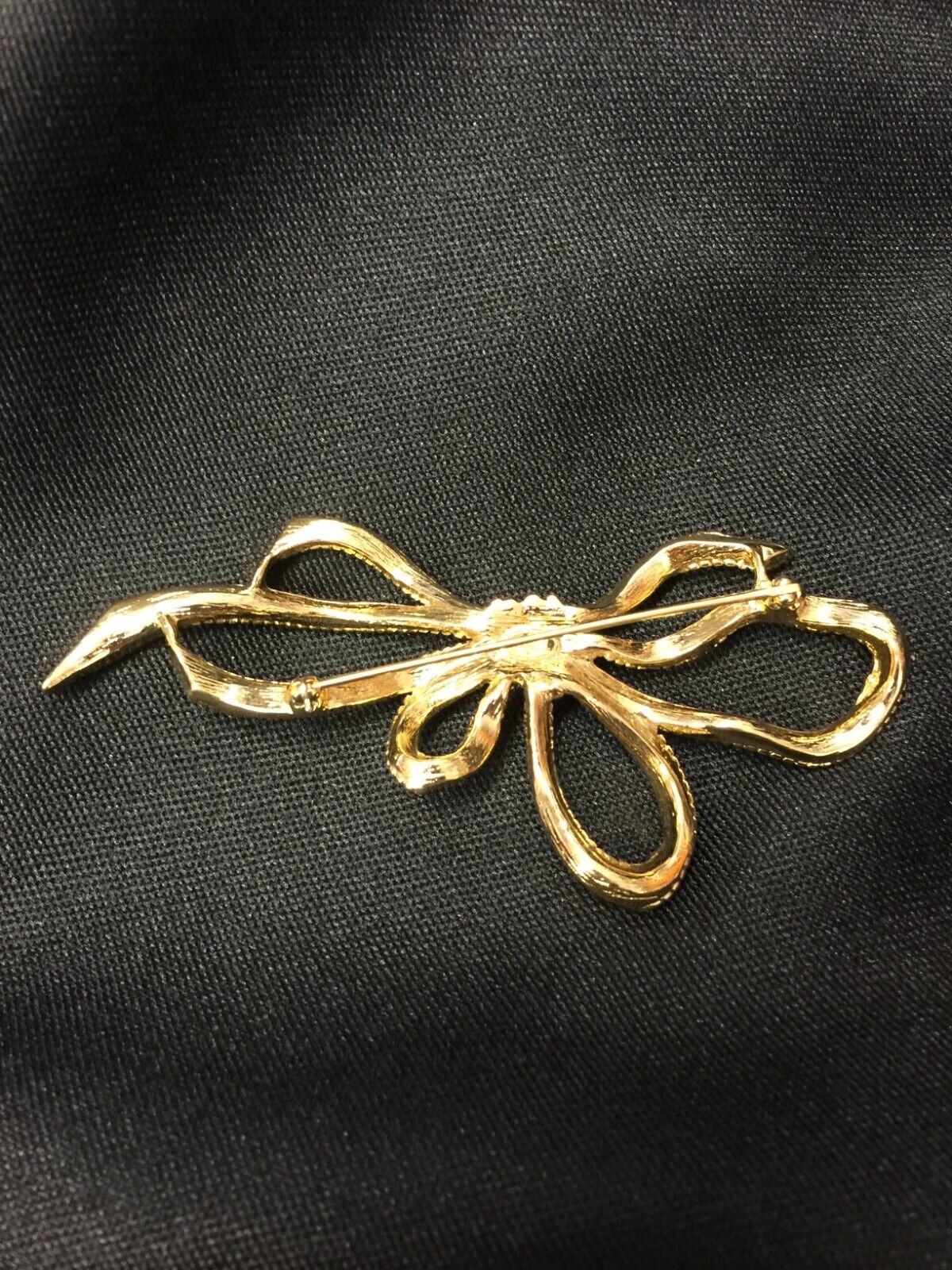 Fashion Jewelry Goldtone Bow Pin