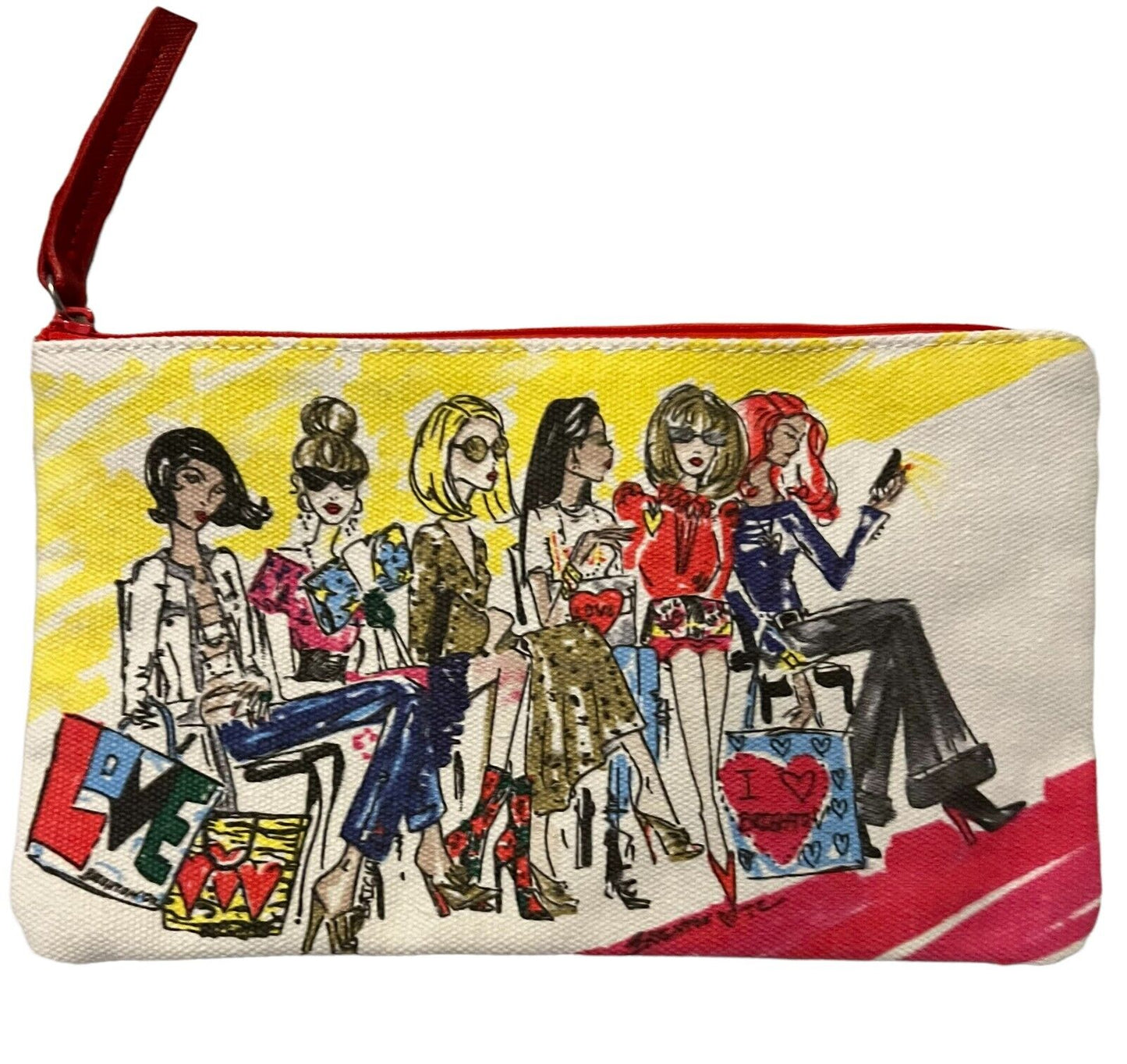 Brighton Fashionista Make Up Cosmetic Bag Pouch 2018 Love Girls Tom Clancy
