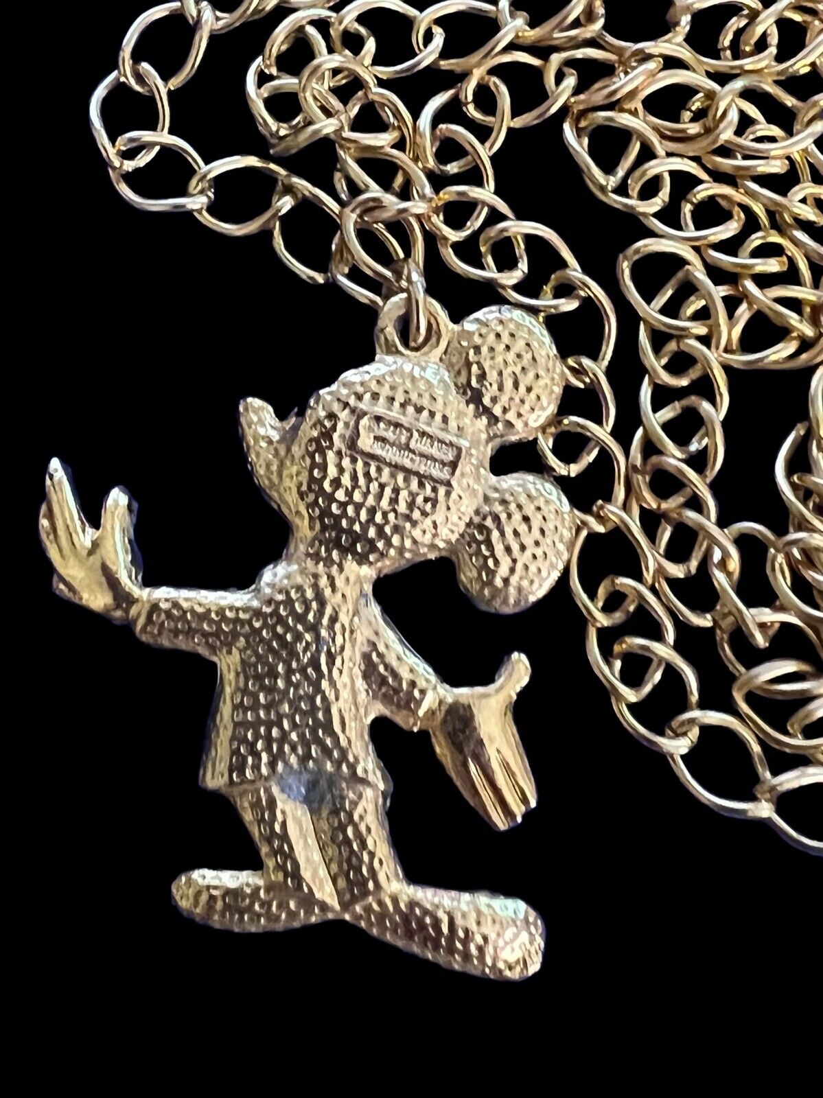 Vintage Walt Disney Mickey Mouse Pendant Necklace
