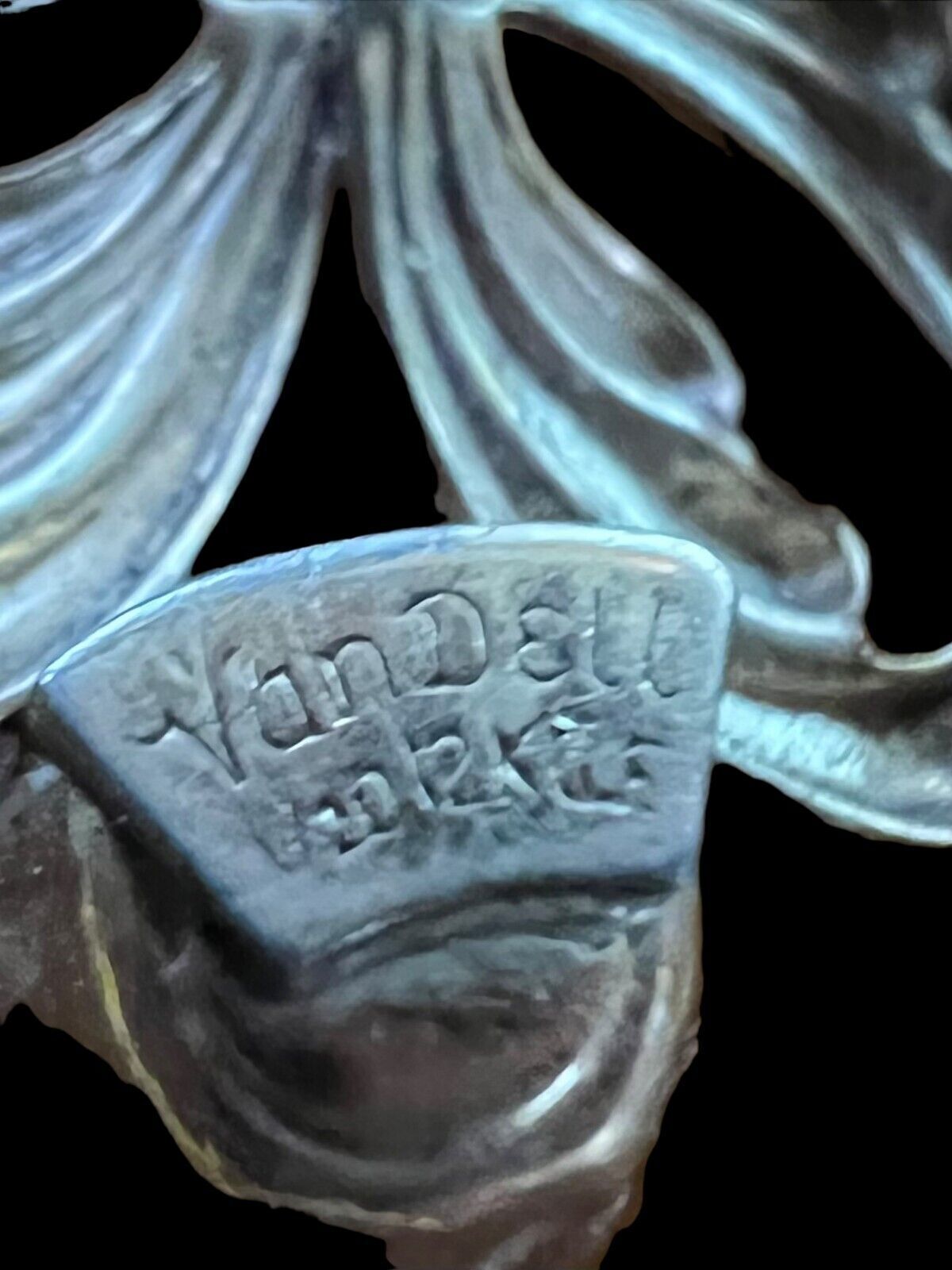 Vintage Van Dell 1/20th GF Pendant with Pink Stone Pendants