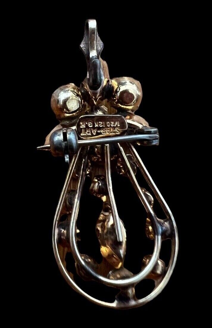 Vintage Chandelier Pendant with Rhinestones 1/20 GF Star-Art