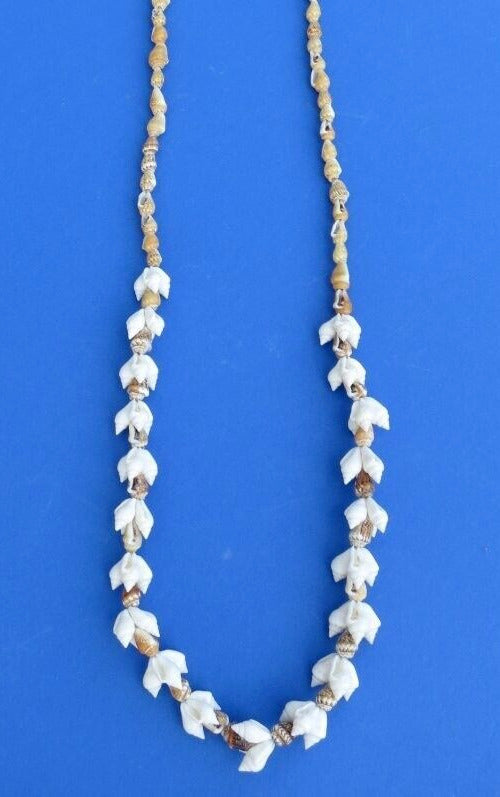 36" Bubble Pendants Sea Shell Necklace Beaded Lei