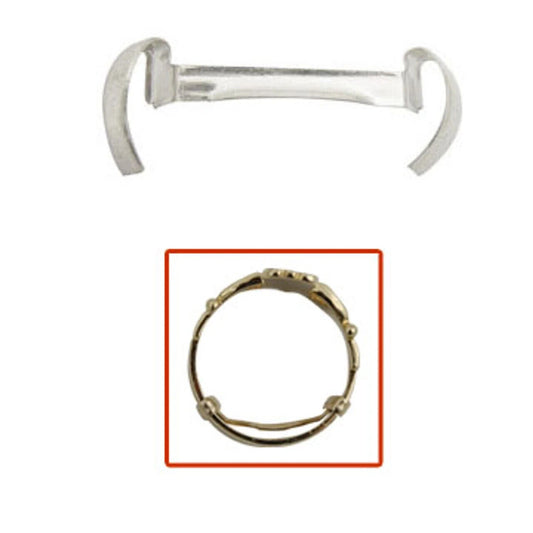 Mens Ring Guard Reducer WhiteGF (pkg 2)