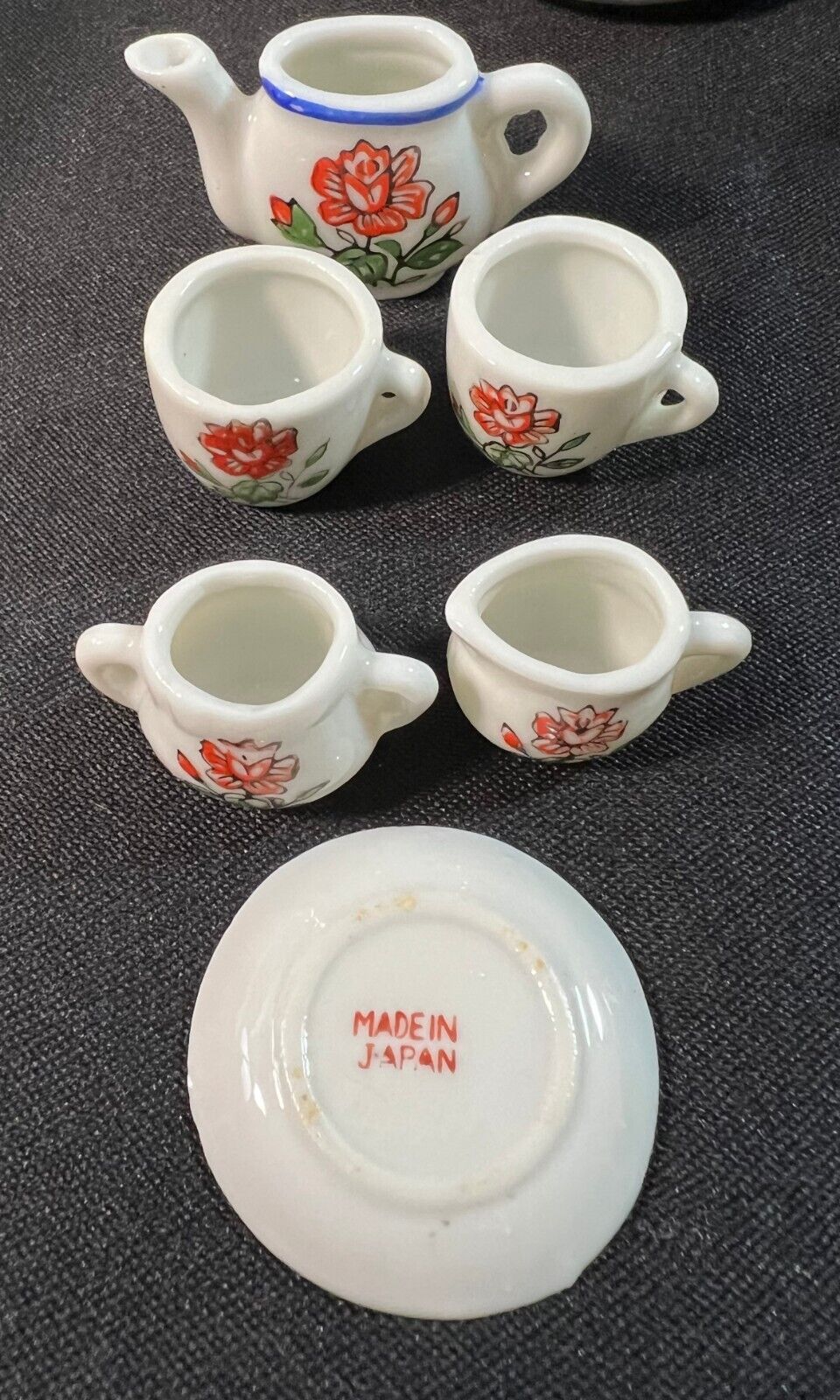 Vintage Kid/Doll Dishes 6 pcs Japan