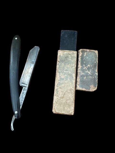 Lot of 3 Vintage Straight  Razors Razor Blades