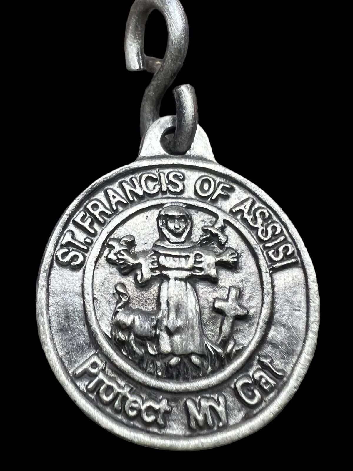 St Francis of Assisi Catholic "Protect My Cat" Medal