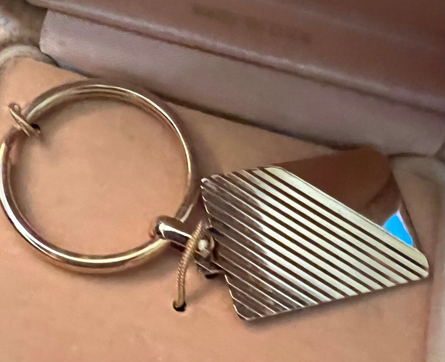 Key Ring with Original Velveteen Case Anson Engravable