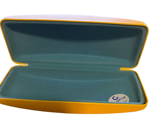 CalOptics Hard Shell Eyeglasses Case  Yellow