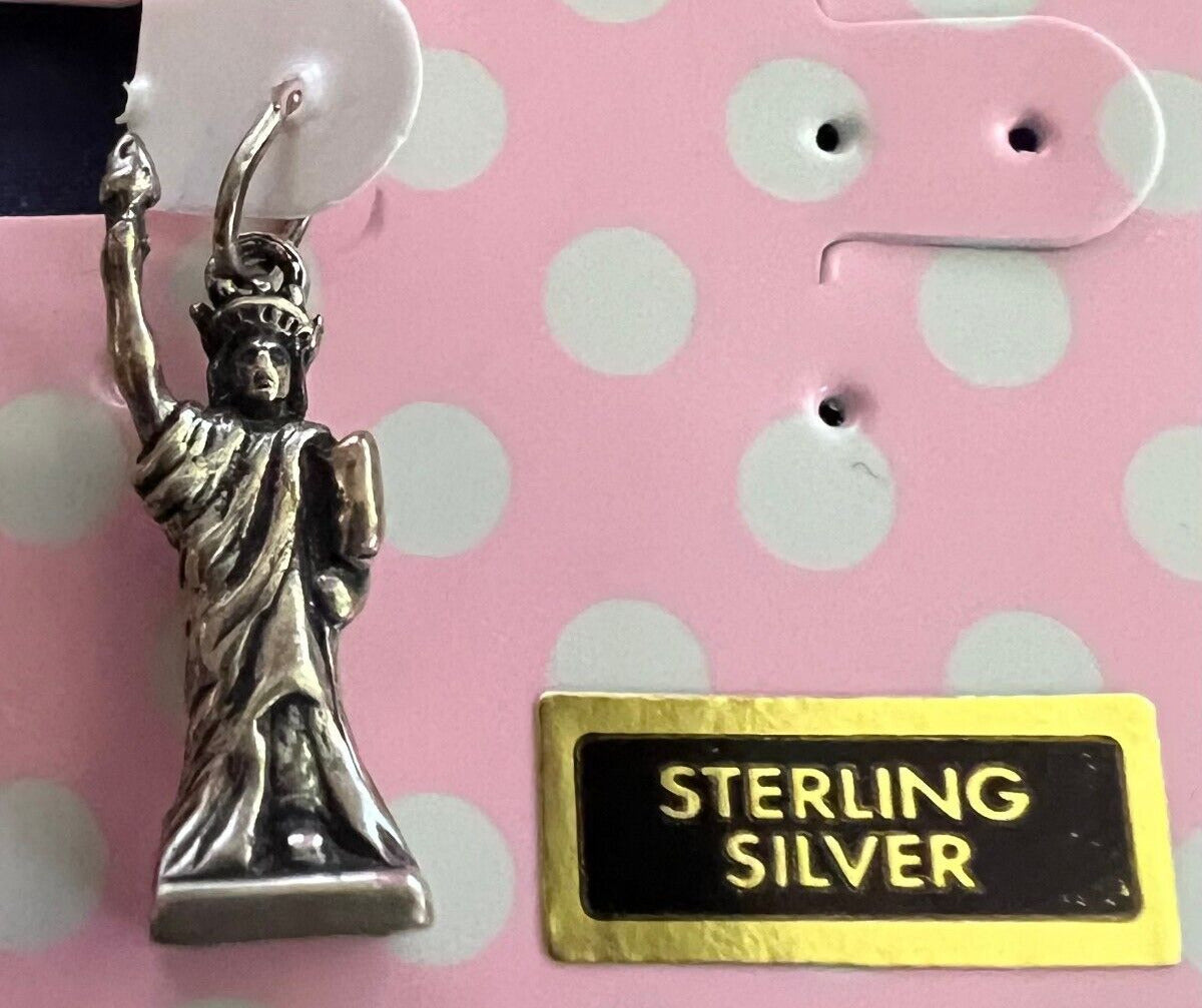 Vintage Sterling Silver Statue of Liberty Charm