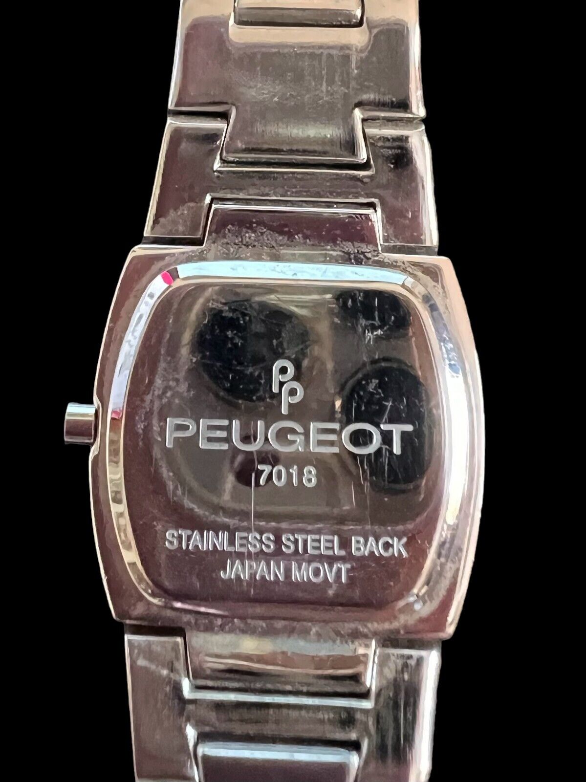 Ladies Peugeot Watch w/rhinestones