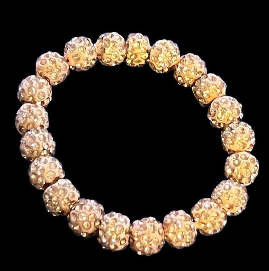 Rose Goldtone Stretch Bracelet