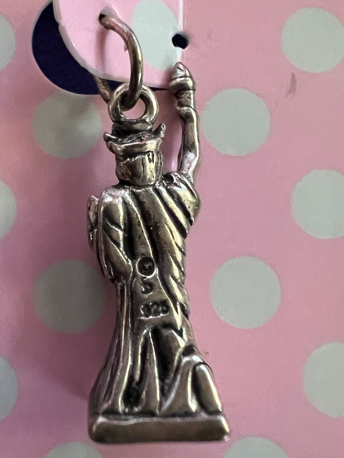 Vintage Sterling Silver Statue of Liberty Charm