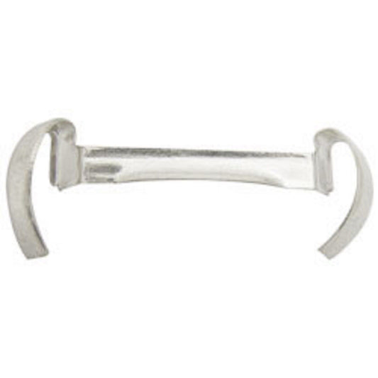 Unisex Giant Ring Guard Reducer White Gold Filled (1)