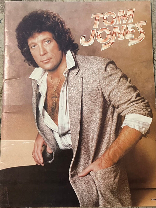 Vintage Tom Jones Official Souvenir Program 1970's