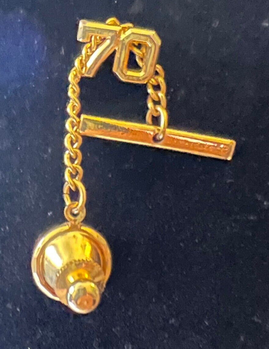 Vintage Goldtone 1970's Tie Tack